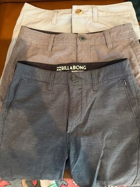 Billabong Men’s Gray and Light Gray Chino Pants - Classic Casual